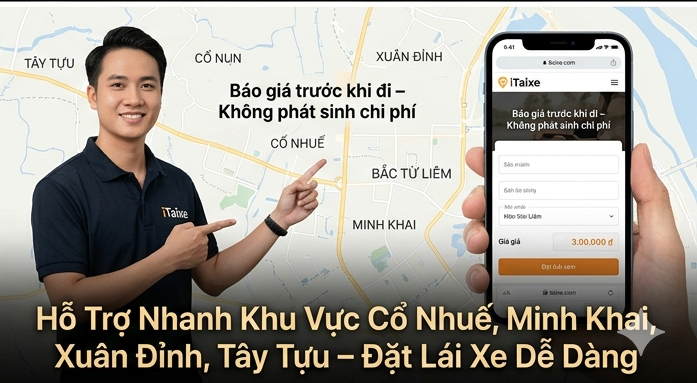 gọi tài xế lái xe hộ tại bắc từ liêm
