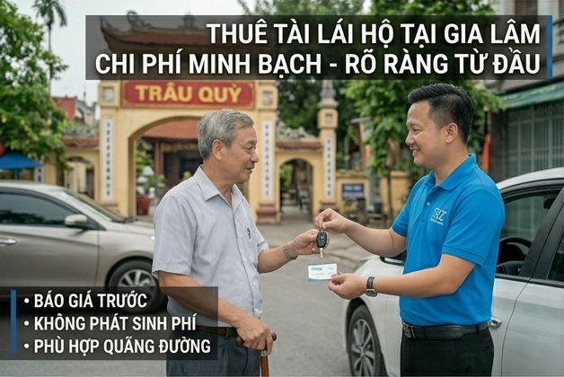 Thuê tài lái hộ tại Gia Lâm