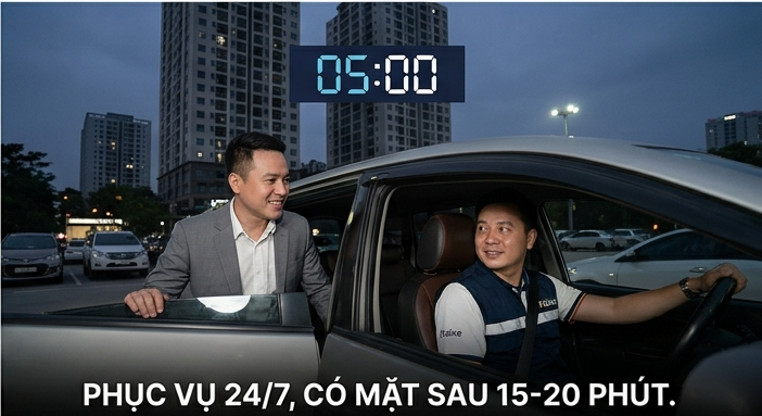 thuê tài xế theo giờ cầu giấy
