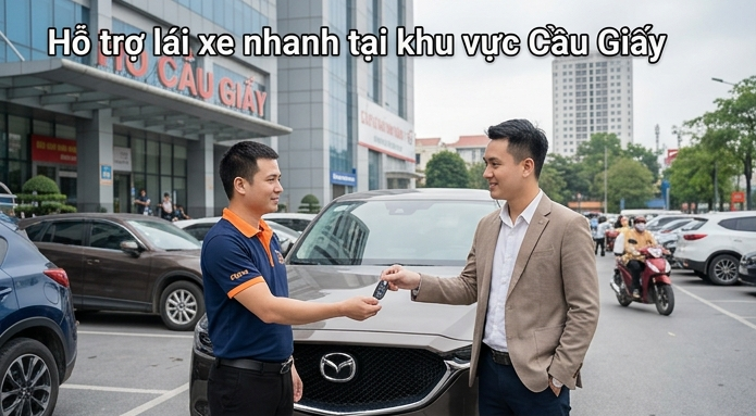 gọi tài xế lái xe hộ tại cầu giấy
