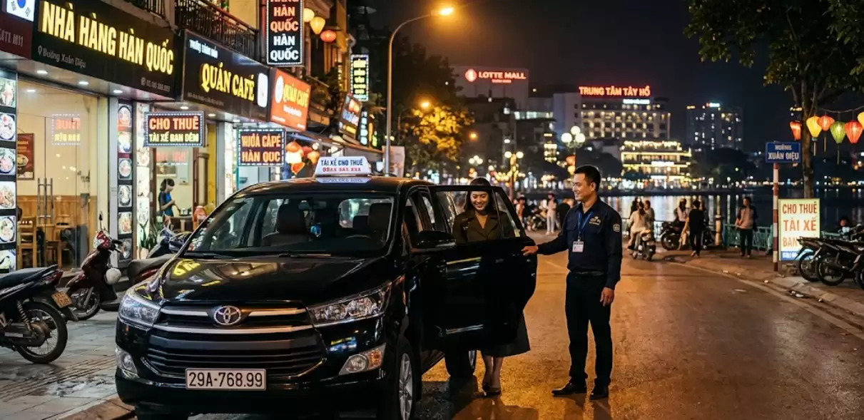 Dịch Vụ Lái Xe Hộ Hà Nội Hoạt Động 24/7