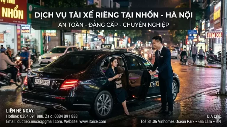 Dịch vụ tài xế riêng tại Tây Hồ Hà Nội