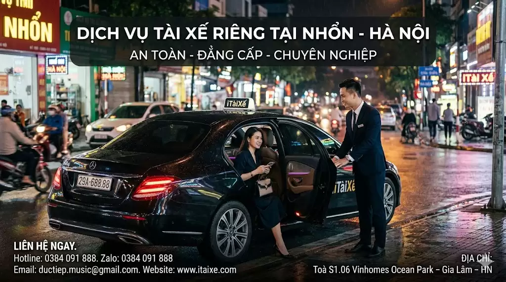 Dịch vụ tài xế riêng tại Tây Hồ Hà Nội