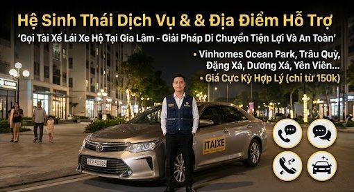 gọi tài xế lái xe hộ tại gia lâm