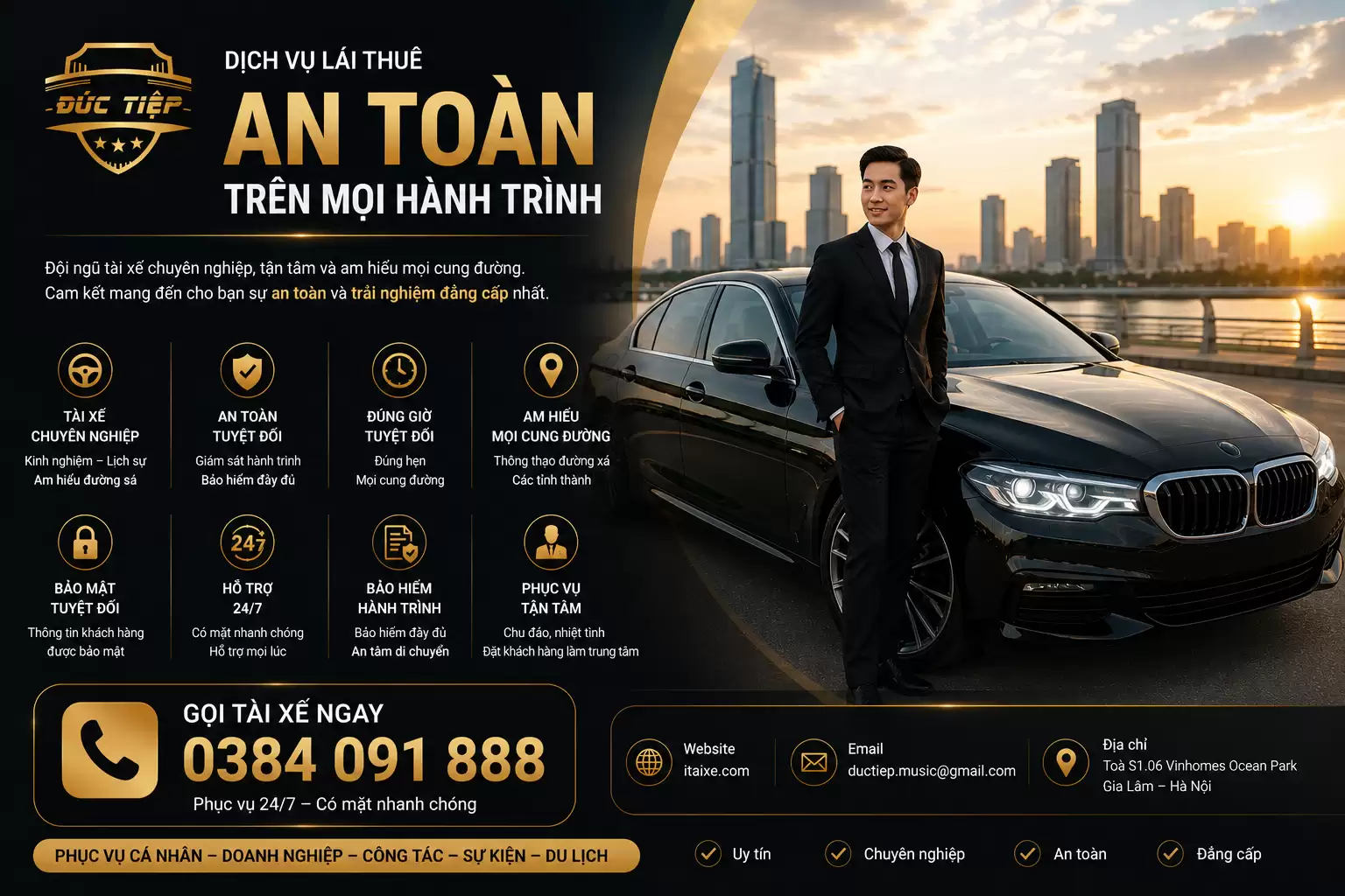 Thuê Tài Xế Lái Xe Hộ Xe Sang Chuyên Nghiệp Và An Toàn