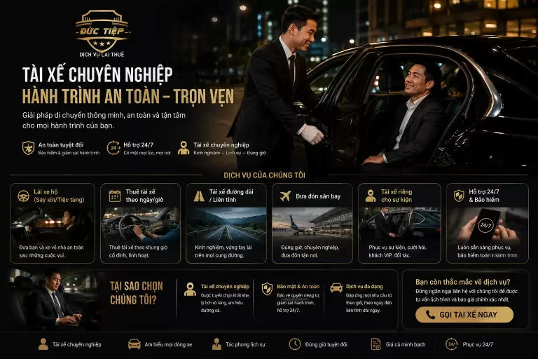 Thuê Tài Xế Cho Người Cao Tuổi An Toàn Và Thuận Tiện Trong Mọi Hành Trình