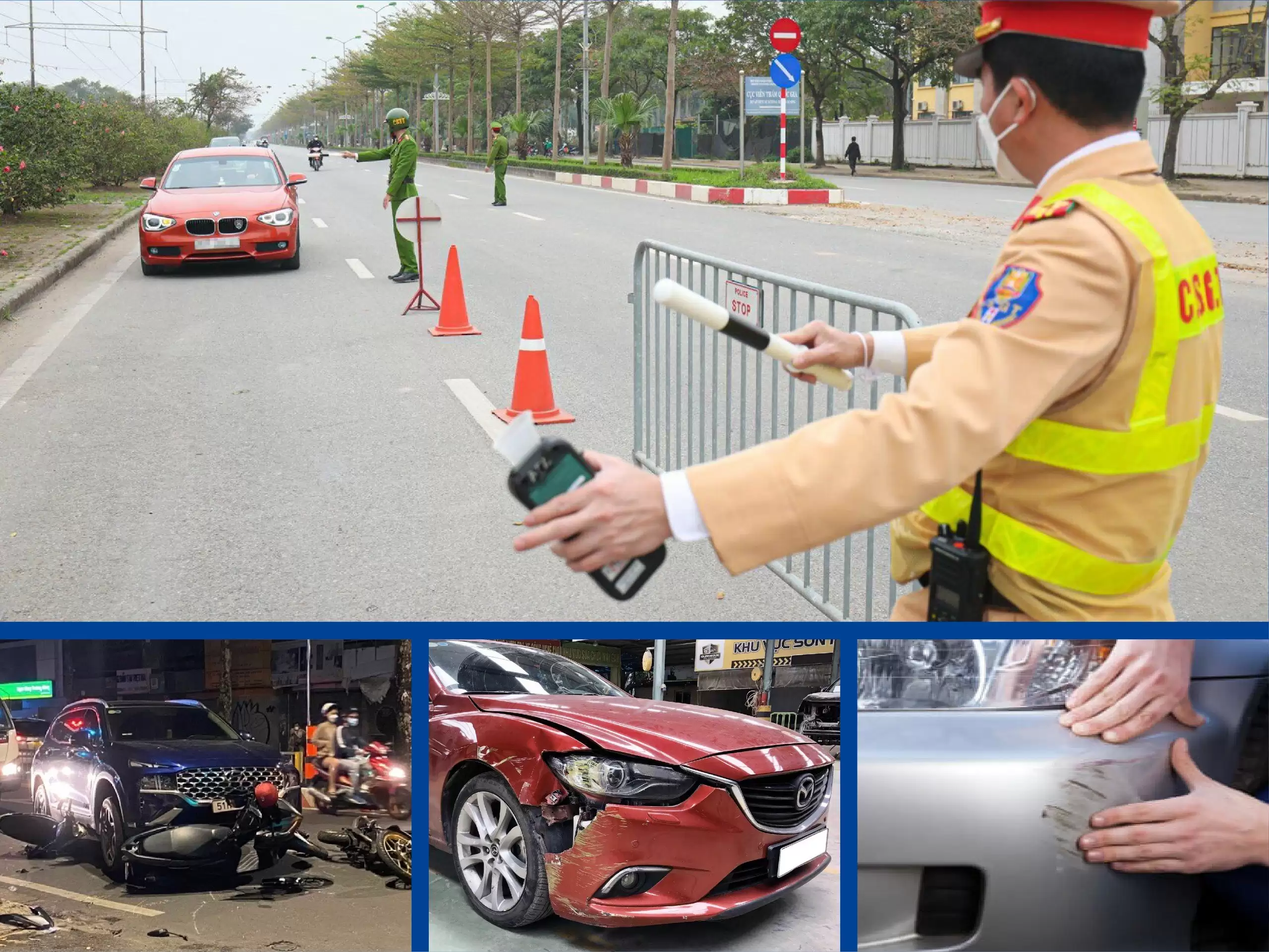 Rủi ro lái xe khi đã uống rượu bia