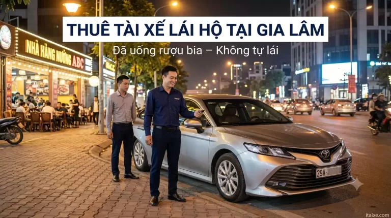 Thuê Tài Xế Lái Hộ Tại Gia Lâm | Đưa Người Và Xe Về An Toàn